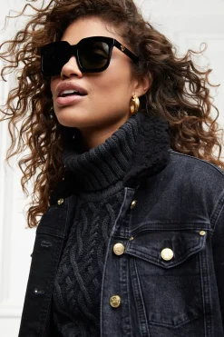 Holland Cooper Sunglasses|Sunglasses-City Sunglasses Black