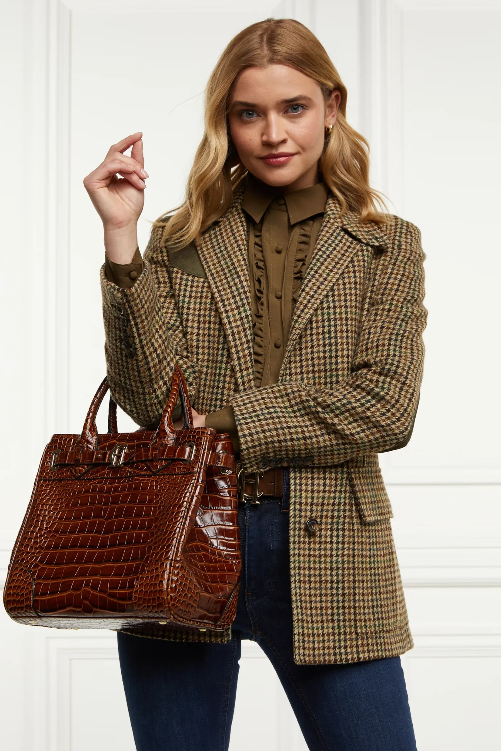 Holland Cooper Shirts & Blouses|Country Collection-Clarissa Shirt Khaki