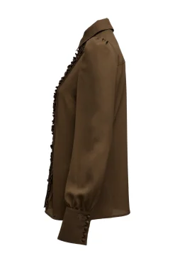 Holland Cooper Shirts & Blouses|Country Collection-Clarissa Shirt Khaki