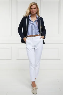 Holland Cooper Shirts & Blouses|Shop By Product-Classic Button Down Shirt Navy Stripe