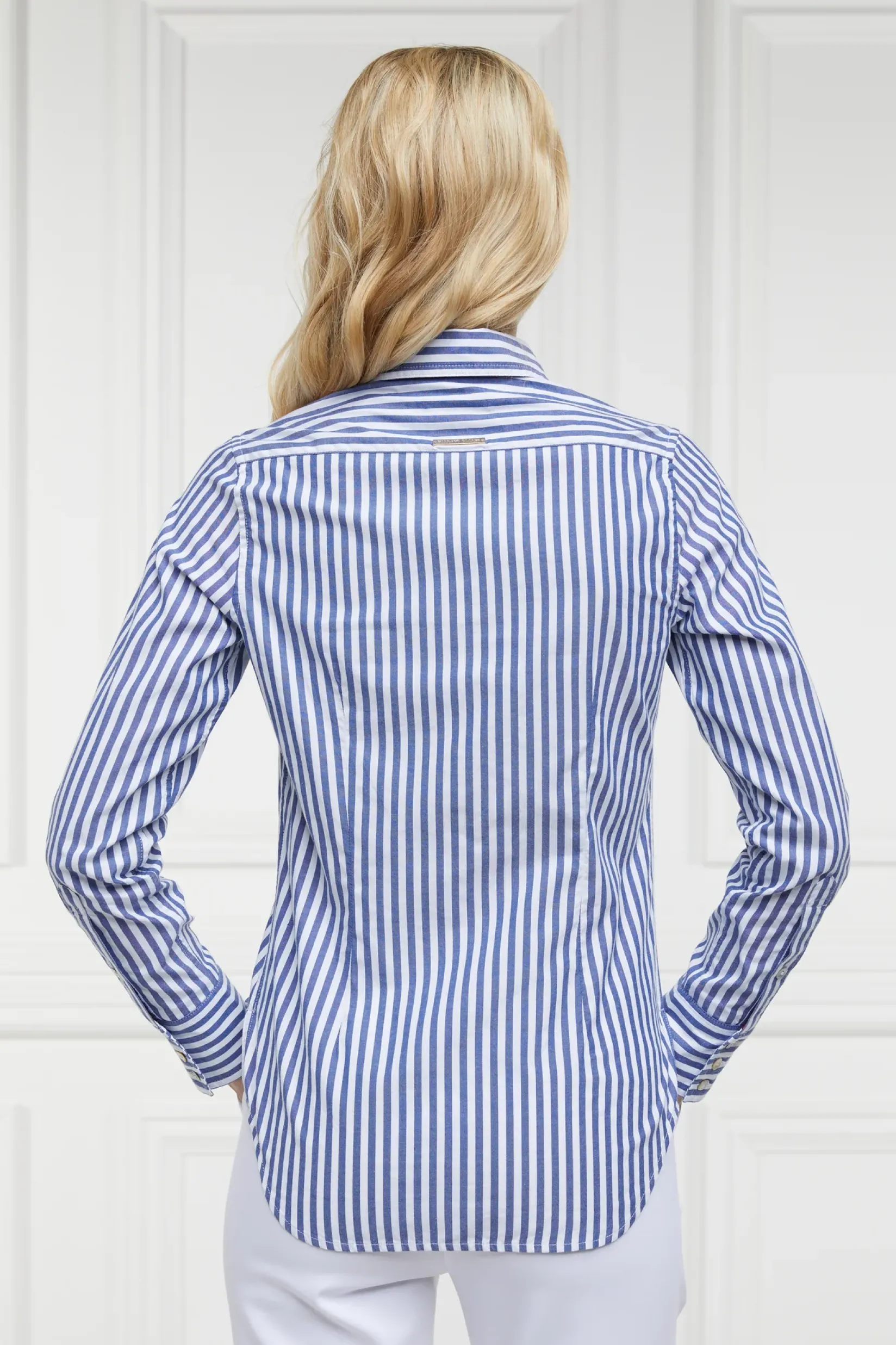 Holland Cooper Shirts & Blouses|Shop By Product-Classic Button Down Shirt Navy Stripe
