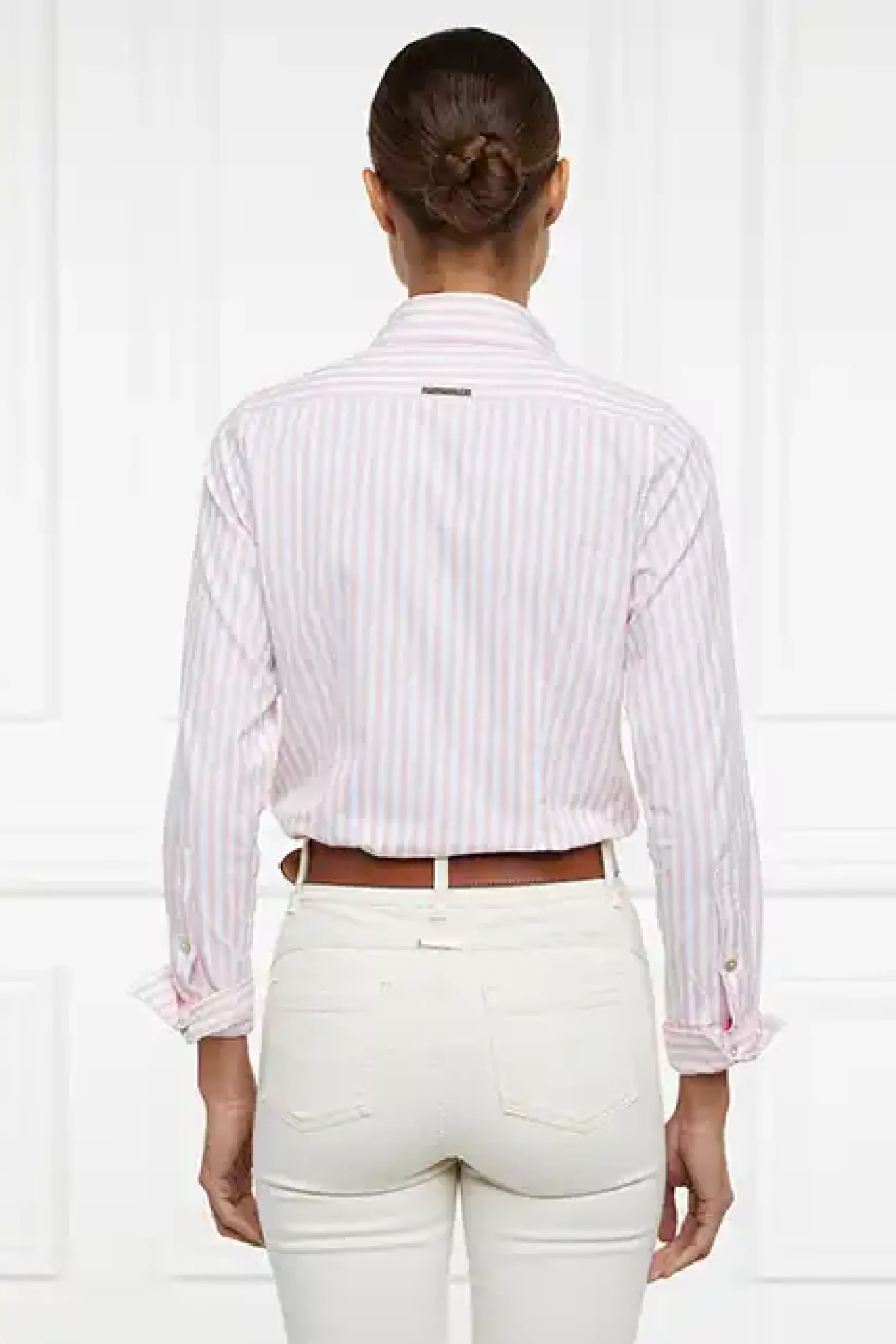 Holland Cooper Shirts & Blouses|Shop By Product-Classic Button Down Shirt Pink Stripe