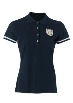 Holland Cooper Polo Shirts & Tees|Equestrian Casualwear-Classic Polo Shirt Ink Navy