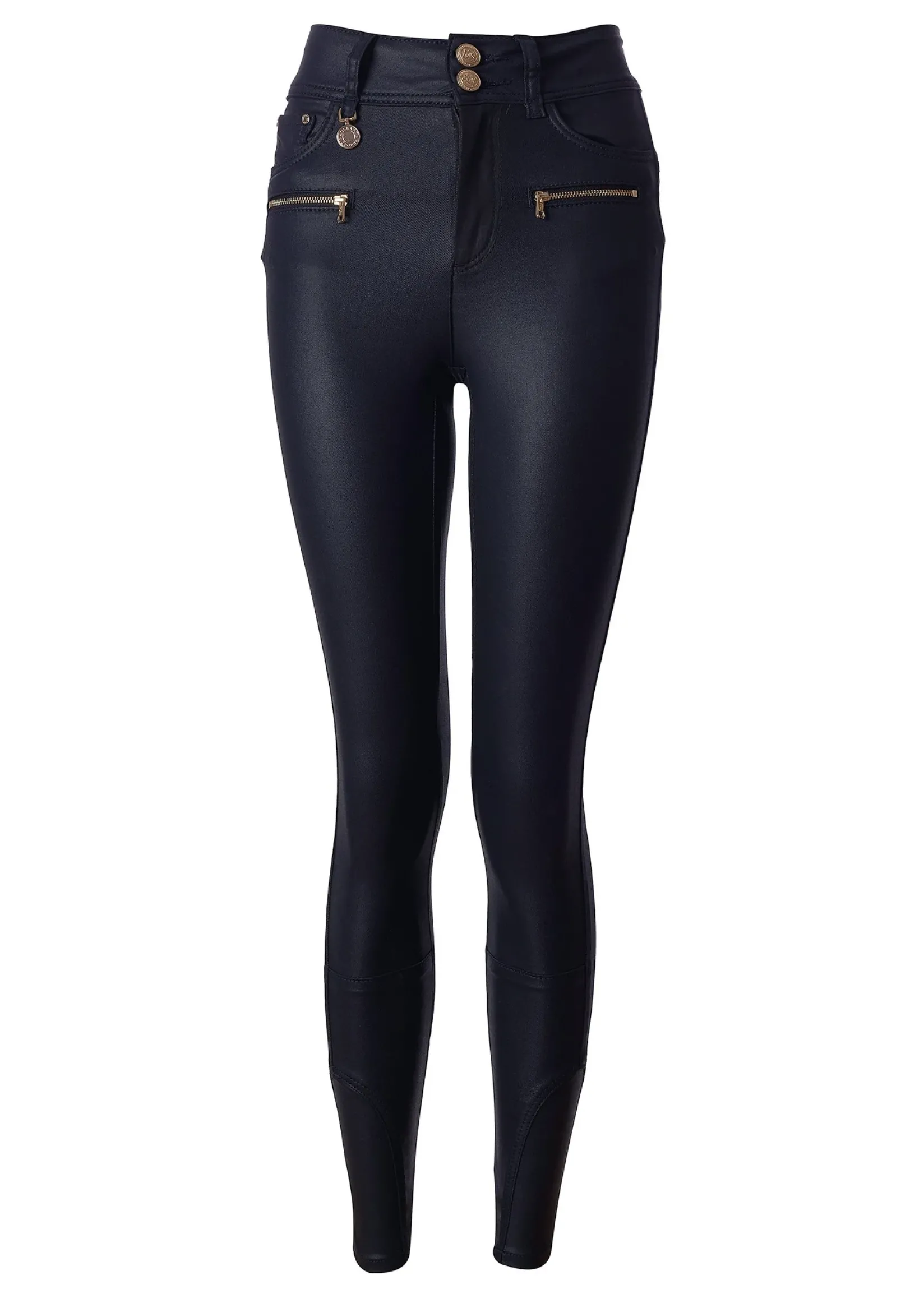 Holland Cooper Jeans-Coated Jodhpur Jean Navy