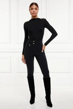 Holland Cooper Trousers|Wardrobe Staples-Contour Trouser Black