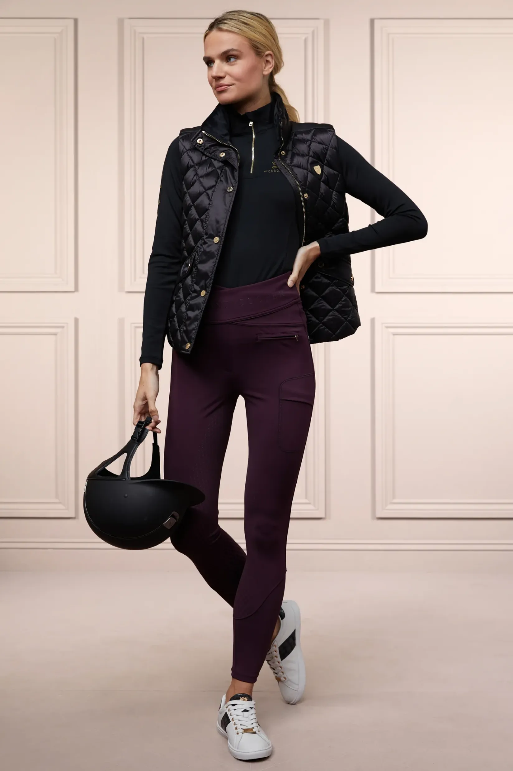 Holland Cooper Breeches|Shop By Product-Cooper Training Breeches Aubergine
