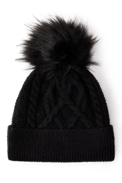 Holland Cooper Accessories|Shop Women-Cortina Bobble Hat Black