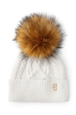 Holland Cooper Hats & Headbands|Hats & Headbands-Cortina Bobble Hat Oatmeal