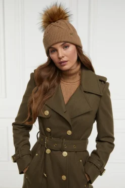 Holland Cooper Hats & Headbands|Hats & Headbands-Cortina Bobble Hat Caramel