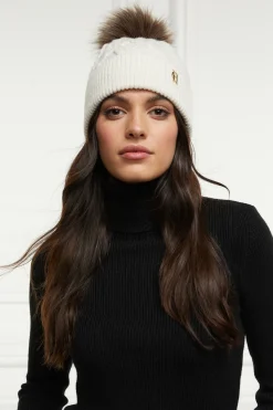 Holland Cooper Hats & Headbands|Hats & Headbands-Cortina Bobble Hat Cream
