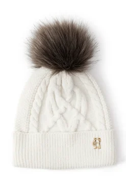 Holland Cooper Hats & Headbands|Hats & Headbands-Cortina Bobble Hat Cream