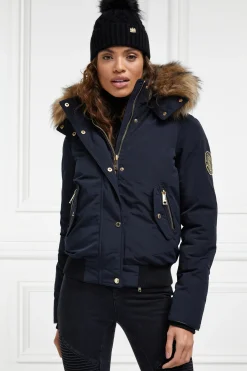 Holland Cooper Coats-Cortina Bomber Ink Navy