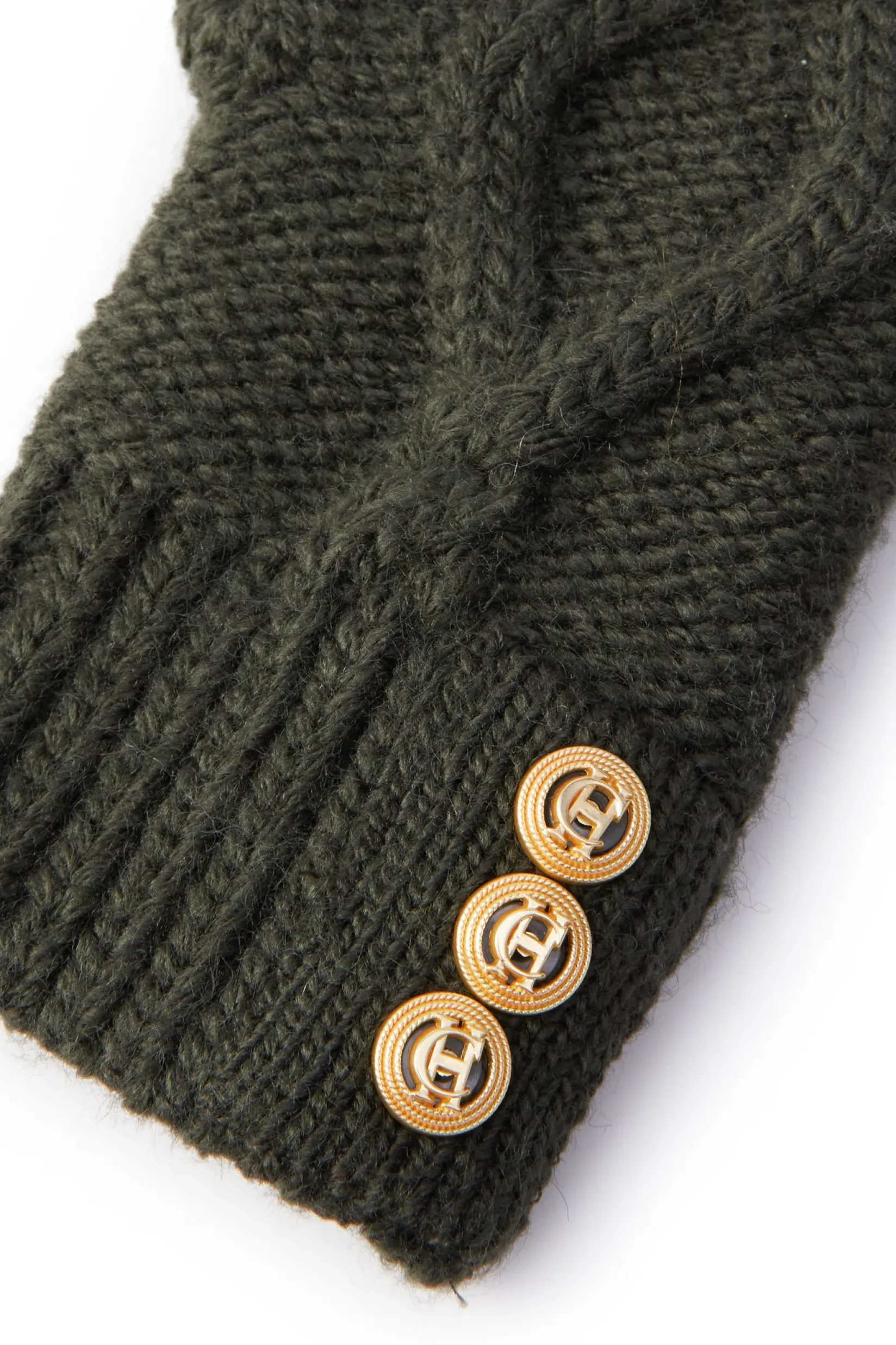Holland Cooper The Perfect Gesture|Accessories-Cortina Fingerless Gloves Fern Green