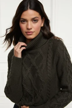 Holland Cooper Knitwear-Cortina Roll Neck Knit