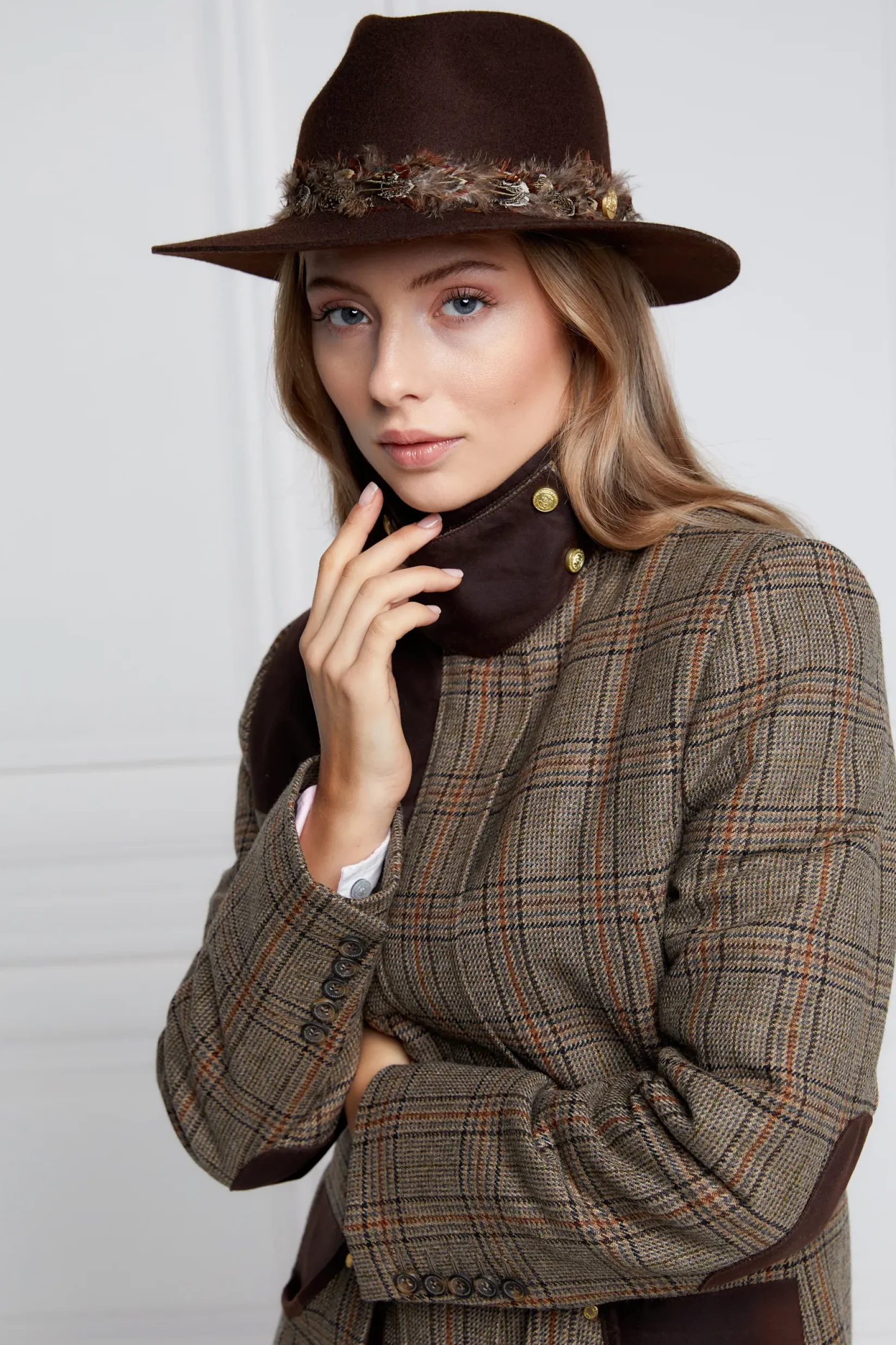 Holland Cooper Jackets|In Stock Tailoring-Country Classic Jacket Bourbon Tweed