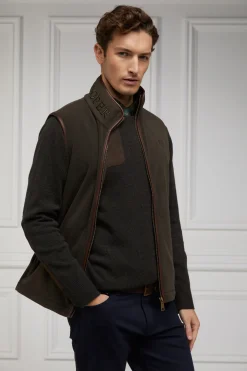 Holland Cooper Gifts For Him|Knitwear-Country Crew Neck Knit Moss