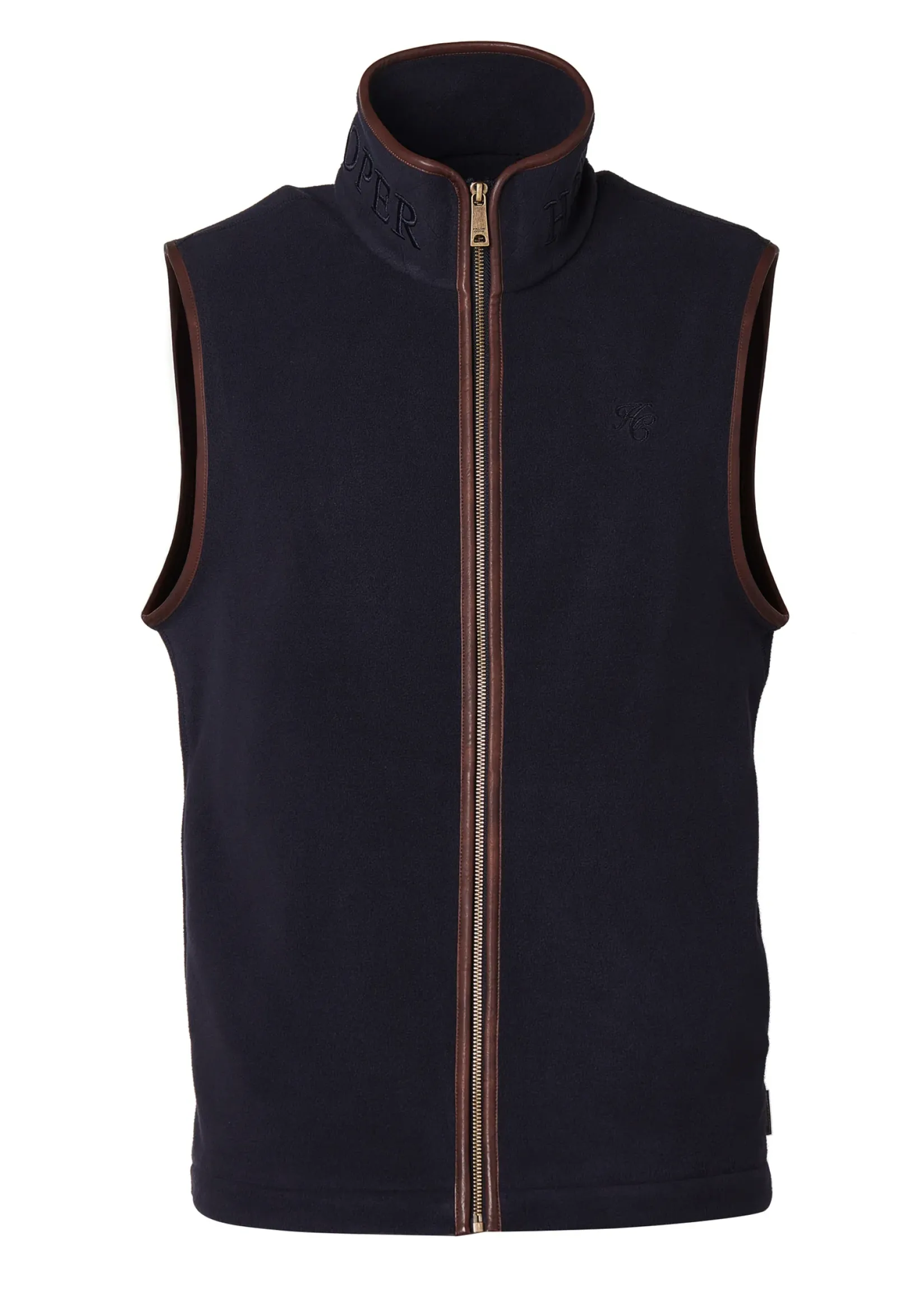 Holland Cooper Gifts For Him|Fleeces-Country Fleece Gilet Ink Navy