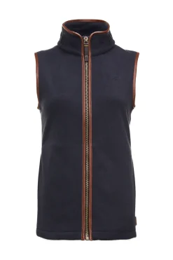 Holland Cooper Gifts For Her|Bestsellers-Country Fleece Gilet Ink Navy