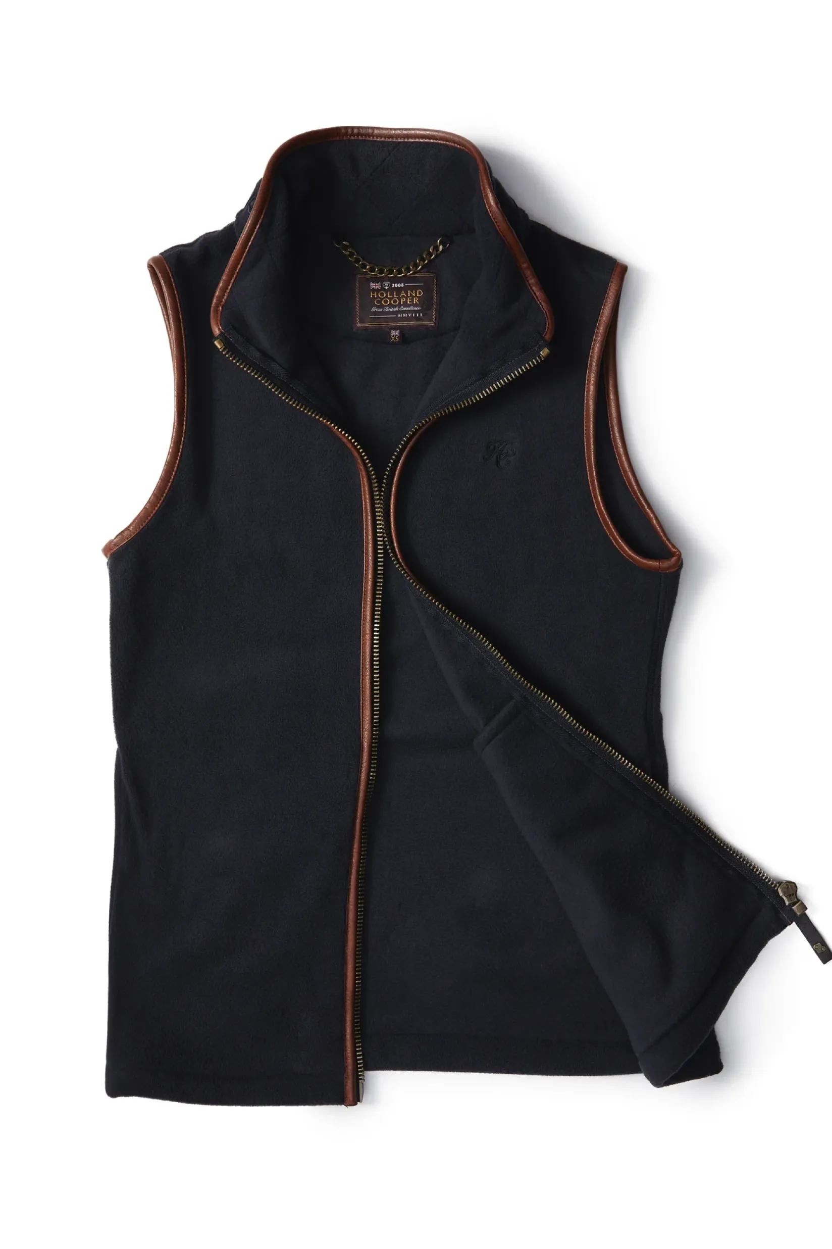 Holland Cooper Gifts For Her|Bestsellers-Country Fleece Gilet Ink Navy