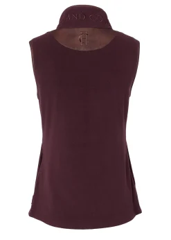 Holland Cooper Gifts For Her|Gilets-Country Fleece Gilet Mulberry