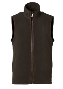 Holland Cooper Fleeces|Gilets-Country Fleece Gilet Khaki