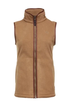 Holland Cooper Shop By Product|Fleeces-Country Fleece Gilet Coffee