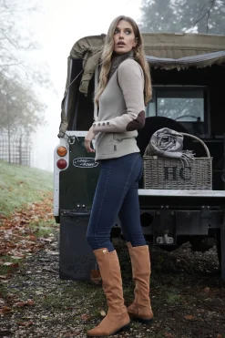 Holland Cooper Gilets|Shop By Product-Country Fleece Gilet Sage
