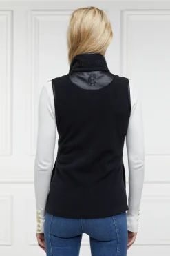 Holland Cooper Gilets|Shop By Product-Country Fleece Gilet Black