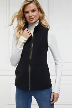 Holland Cooper Gilets|Shop By Product-Country Fleece Gilet Black