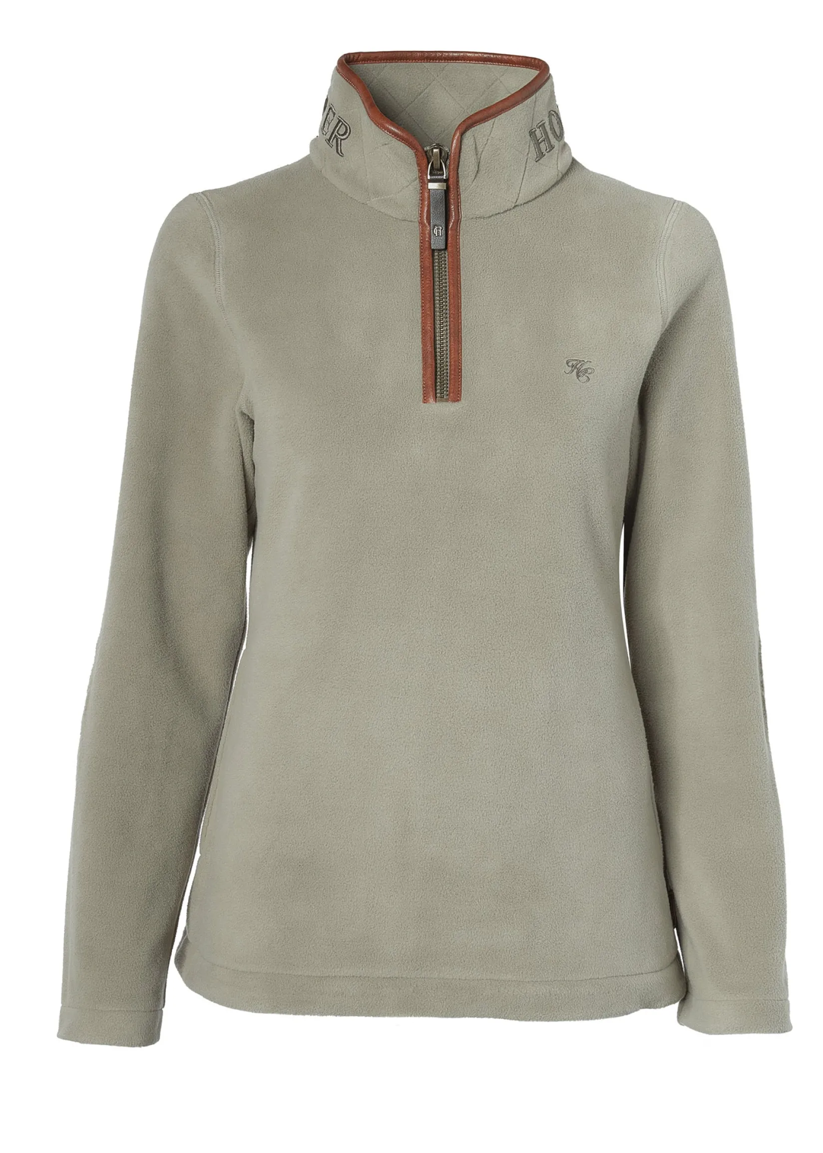 Holland Cooper Gifts For Her|Bestsellers-Country Fleece Half Zip Sage