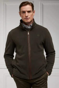 Holland Cooper Gifts For Him|Fleeces-Country Fleece Jacket Khaki