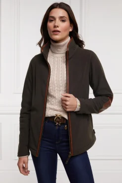 Holland Cooper Jackets|Shop By Product-Country Fleece Jacket Khaki
