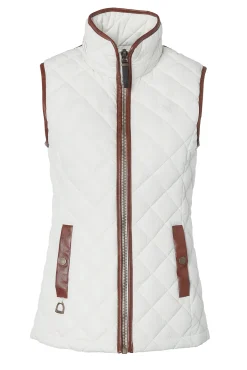 Holland Cooper Seasonal Inspiration|Gilets-Country Quilted Gilet Cream