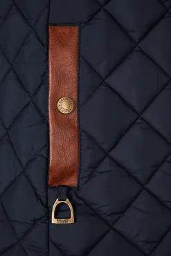 Holland Cooper Gilets-Country Quilted Gilet Ink Navy