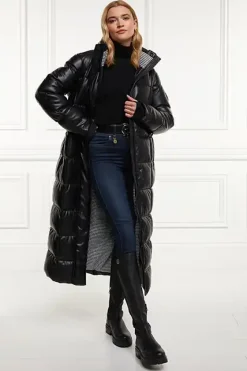 Holland Cooper Coats|Jade's Top Picks-Crawford Longline Coat Black