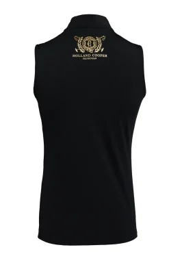 Holland Cooper Base Layers|Shop By Product-Crystal Sleeveless Base Layer Black