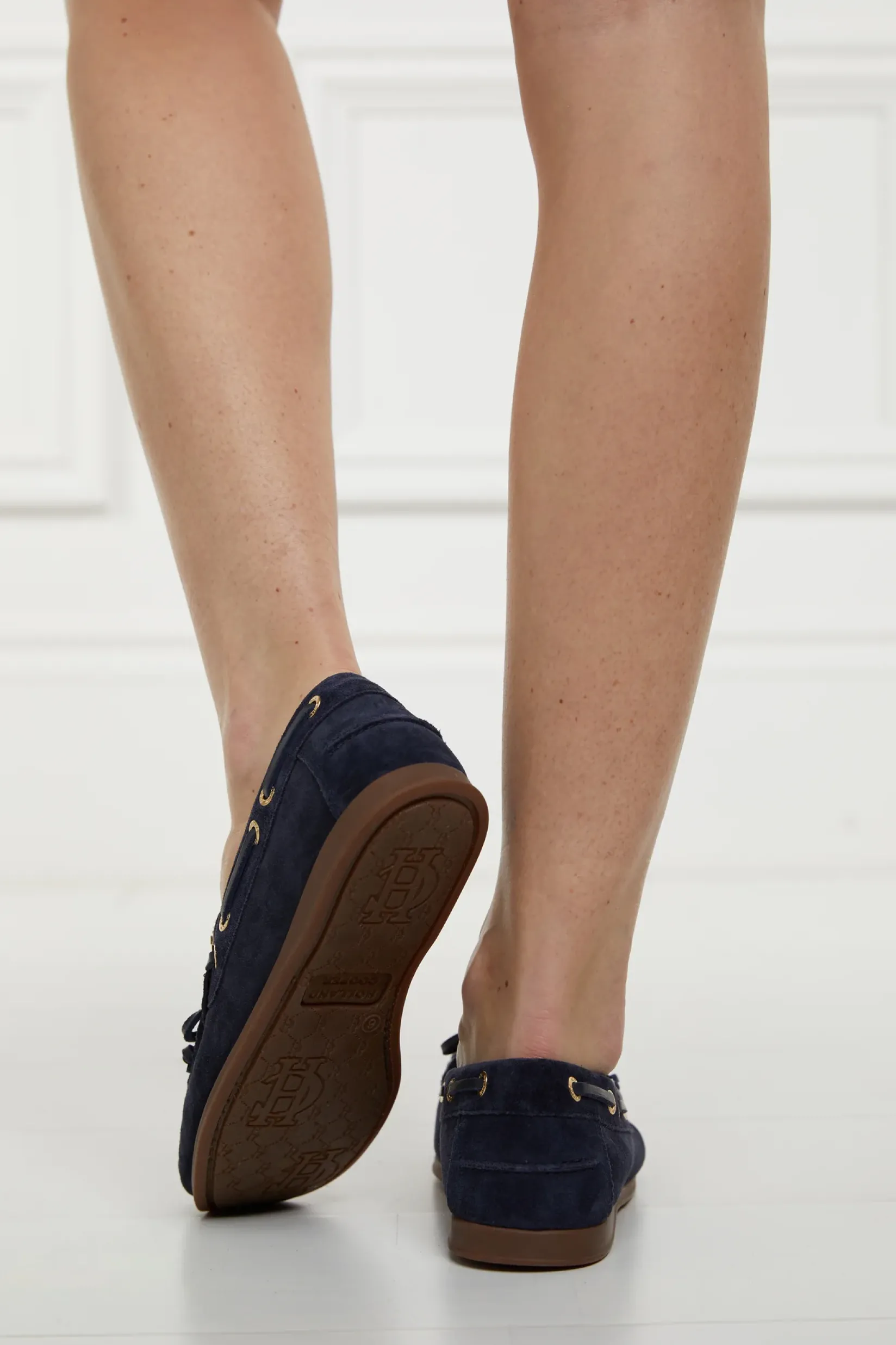 Holland Cooper Loafers|Bestsellers-Deck Shoe Ink Navy