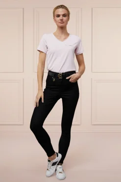 Holland Cooper Shop By Product|At The Stables-Denim Thermal Full Grip Breeches Black