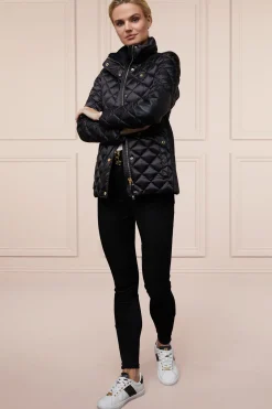 Holland Cooper Shop By Product|At The Stables-Denim Thermal Full Grip Breeches Black