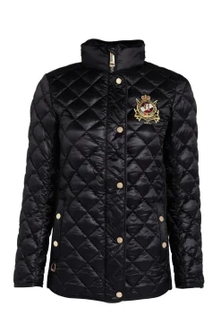 Holland Cooper Jackets-Diamond Quilt Classic Jacket Black