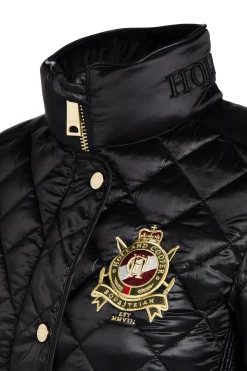 Holland Cooper Jackets-Diamond Quilt Classic Jacket Black