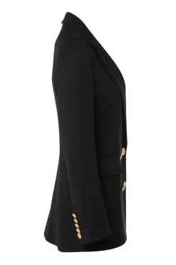 Holland Cooper Gifts For Her|Blazers-Double Breasted Blazer Black Twill