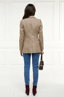 Holland Cooper Blazers|In Stock Tailoring-Double Breasted Blazer Charlton Tweed