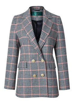 Holland Cooper Blazers|Jackets-Double Breasted Blazer Oyster Catcher