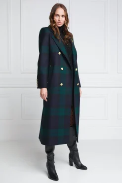 Holland Cooper Coats|In Stock Tailoring-Double Breasted Coat Blackwatch