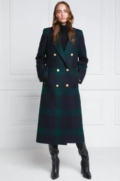 Holland Cooper Coats|In Stock Tailoring-Double Breasted Coat Blackwatch