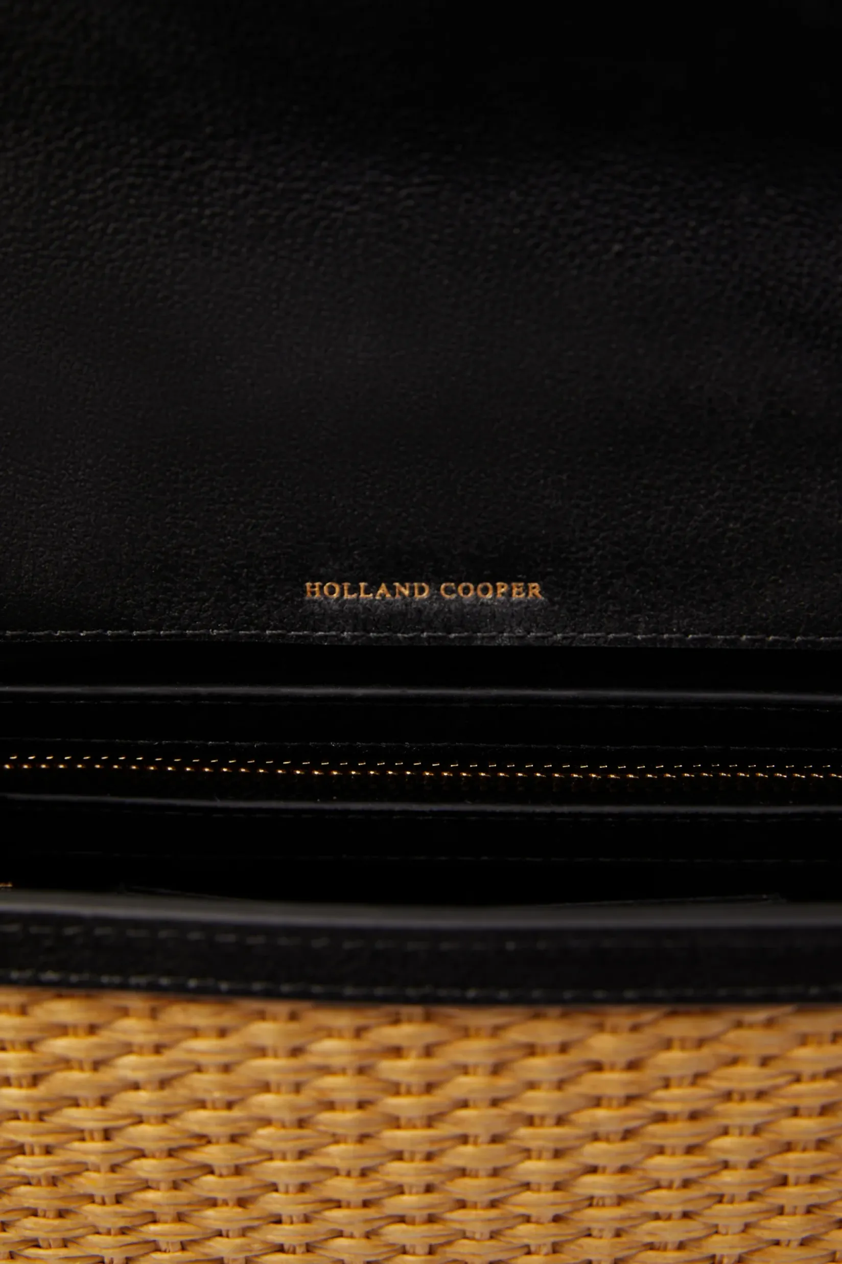 Holland Cooper Clutch Bags-Dowdeswell Bag Black Natural