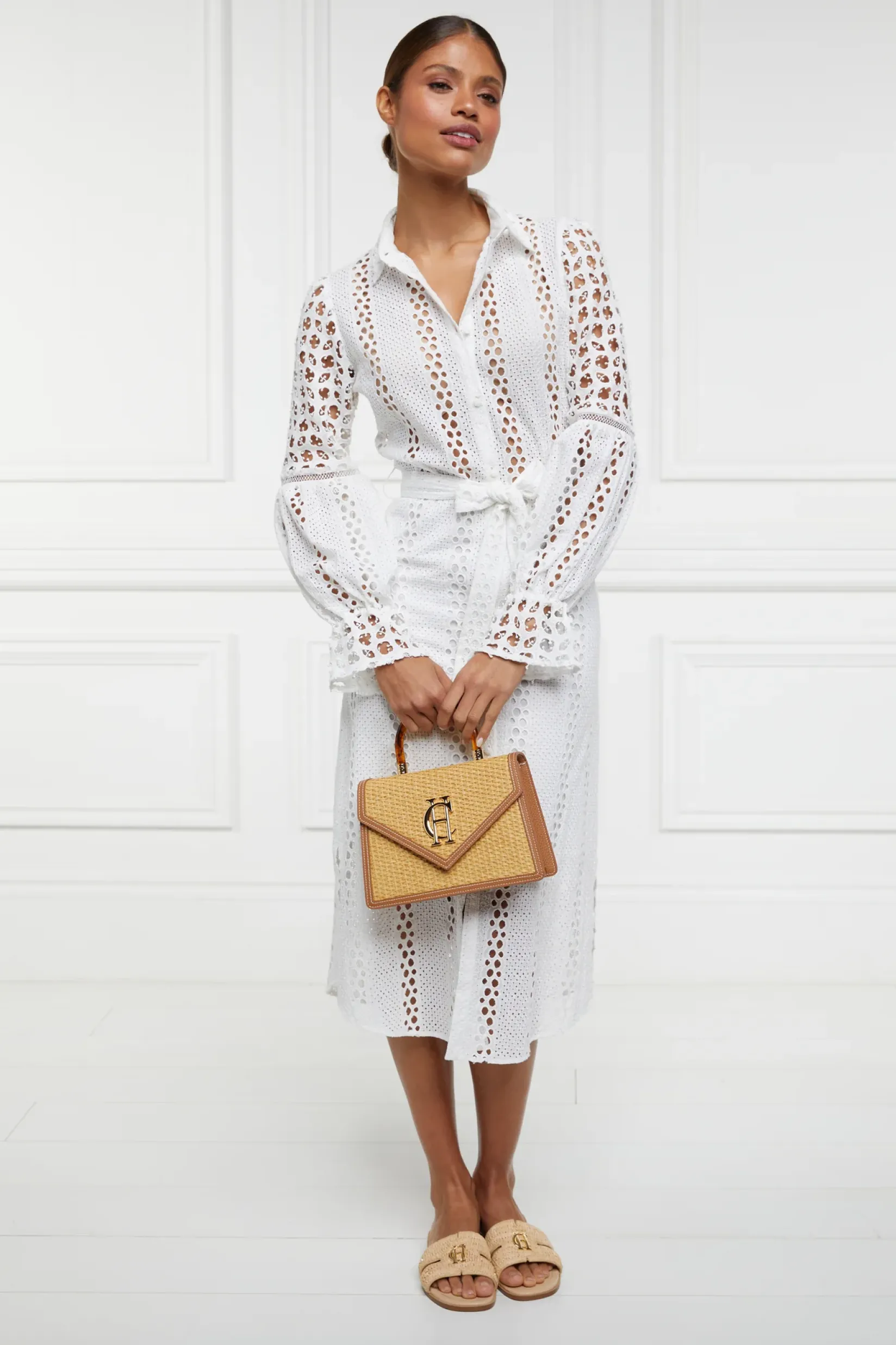 Holland Cooper Crossbody Bags|Clutch Bags-Dowdeswell Bag Tan Natural