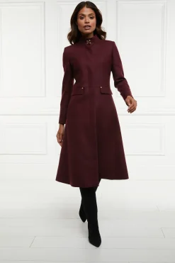 Holland Cooper Gifts For Her|In Stock Tailoring-Dowdeswell Coat Mulberry