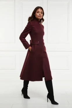Holland Cooper Gifts For Her|In Stock Tailoring-Dowdeswell Coat Mulberry